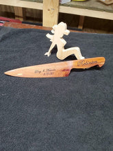 Load image into Gallery viewer, Wooden Wedding Cake Knife

